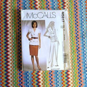 UNCUT Sewing Pattern McCall's 5817 Size 16-18-20